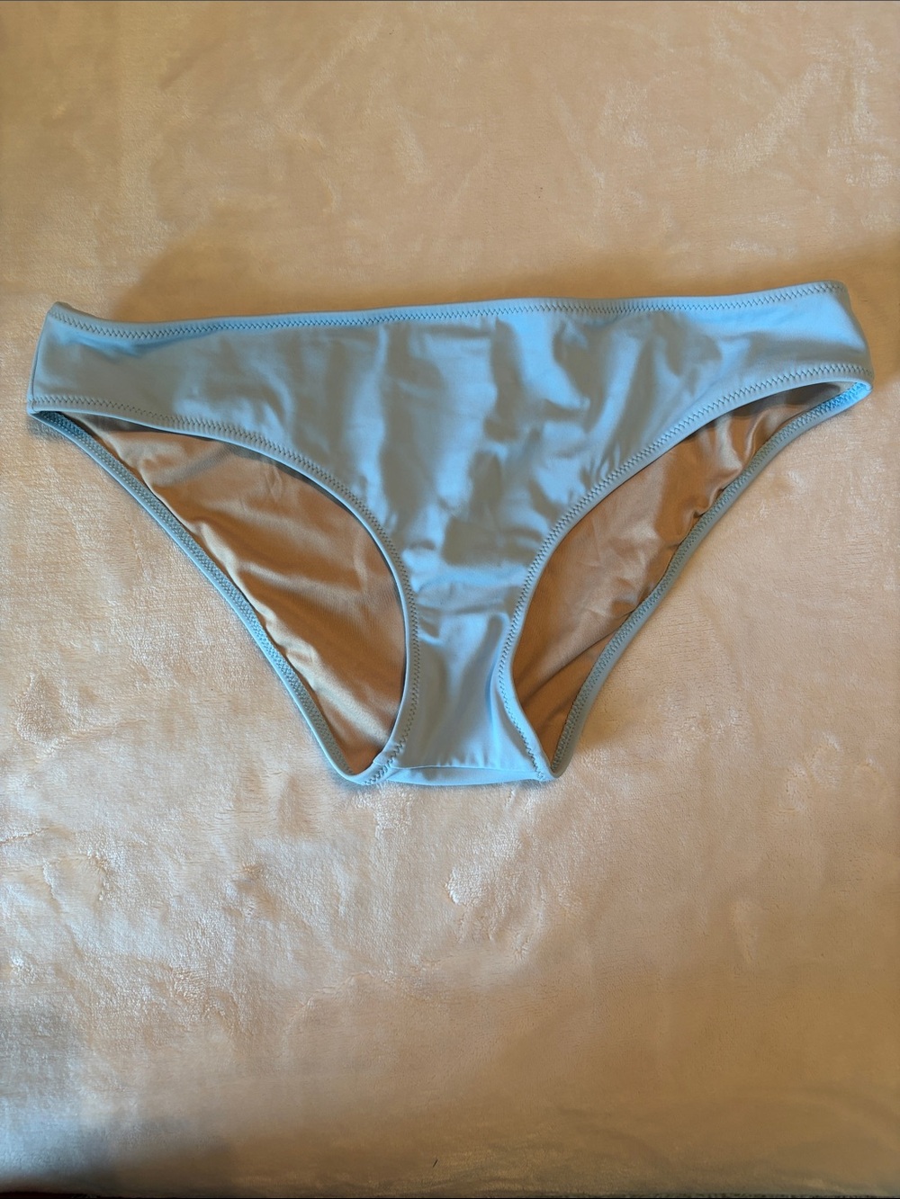 Shade & Shore Light Blue Bikini Bottom - Low Rise Swim Brief